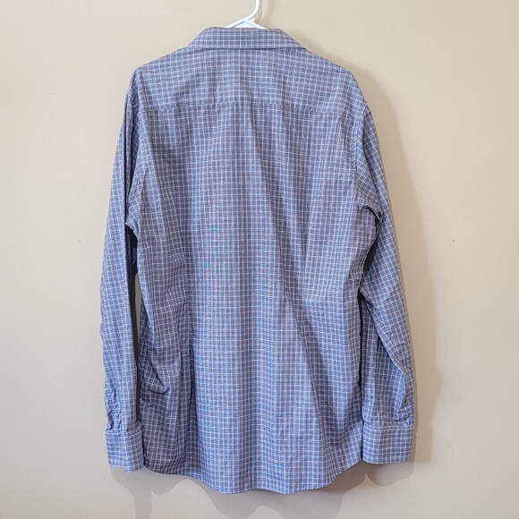 Eton Plaid Button Down Shirt - Picture 5 of 6